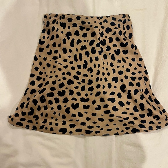 Realisation Par Tan and Black Leopard Mini Skirt - Picture 2 of 3
